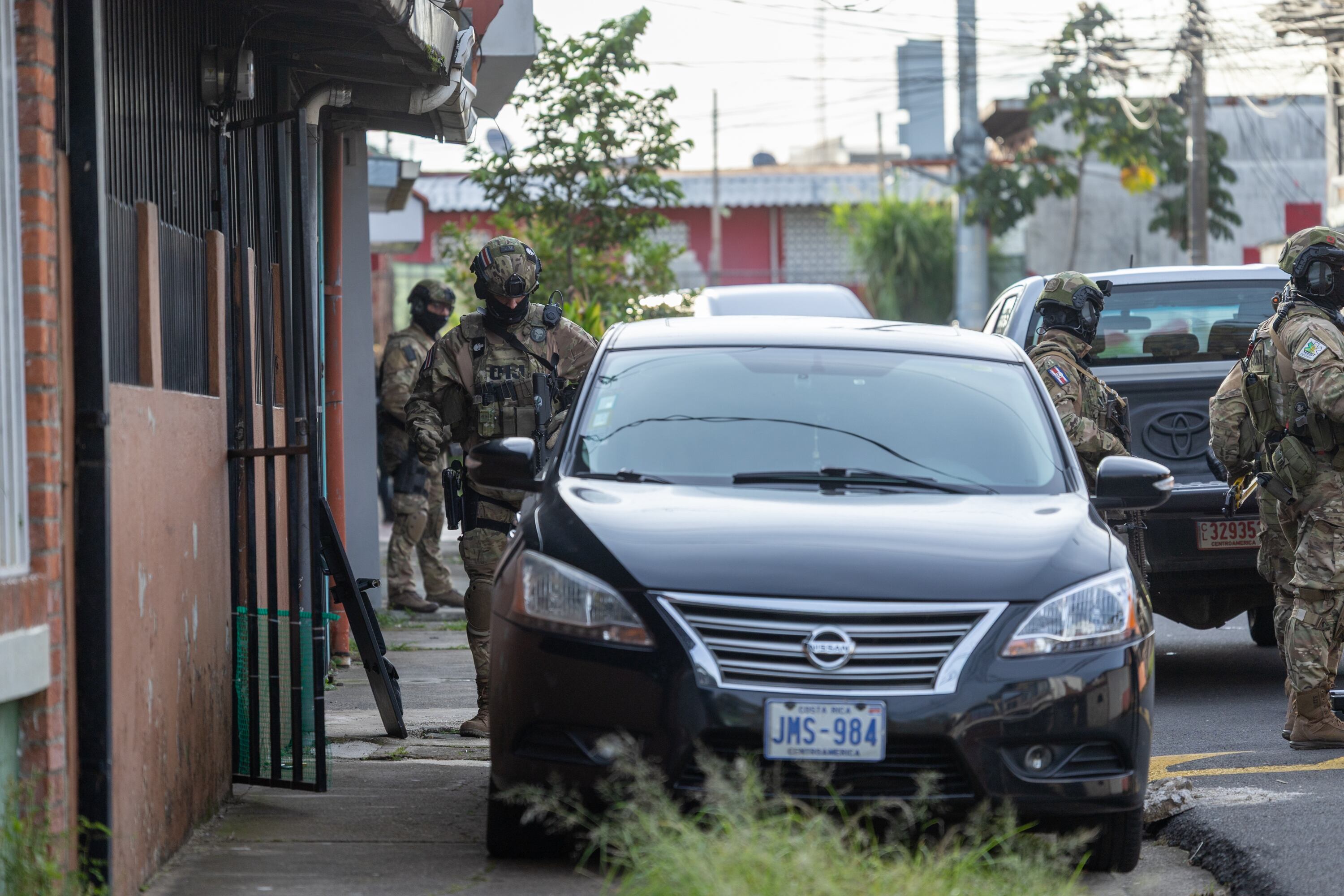 12/09/2025, San José, Leon XII, allanamientos por el caso del asesinato del nicaragüense de apellido Sancam.