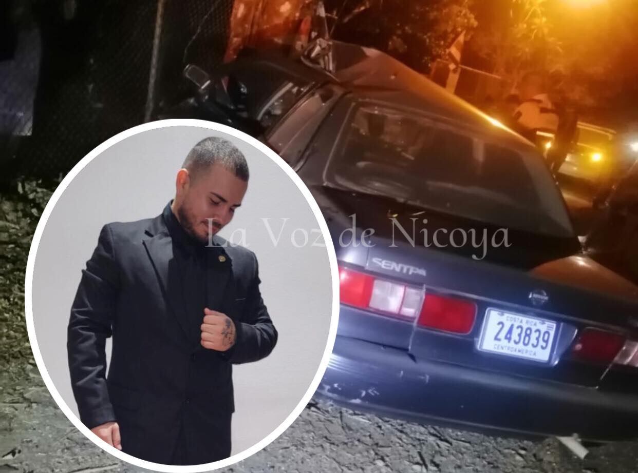 El joven profesional era oriundo y vecino de Nicoya, laboraba en una clínica de San José. Foto: La Voz de Nicoya.