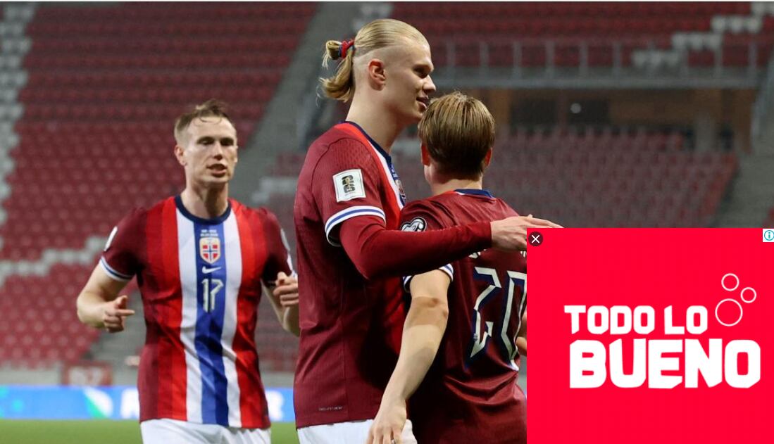 Herling Haaland
Delantero de Noruega
Eliminatoria Mundial 2026
25 de marzo del 2024
AFP