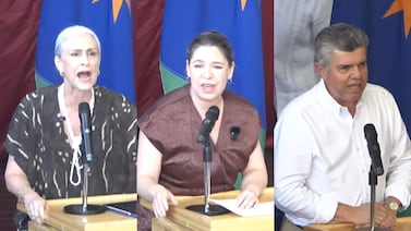 Abucheos contra diputados de oposición marcan sesión legislativa en Puntarenas; público gritó ‘fuera’ y presidencia legislativa llamó al orden