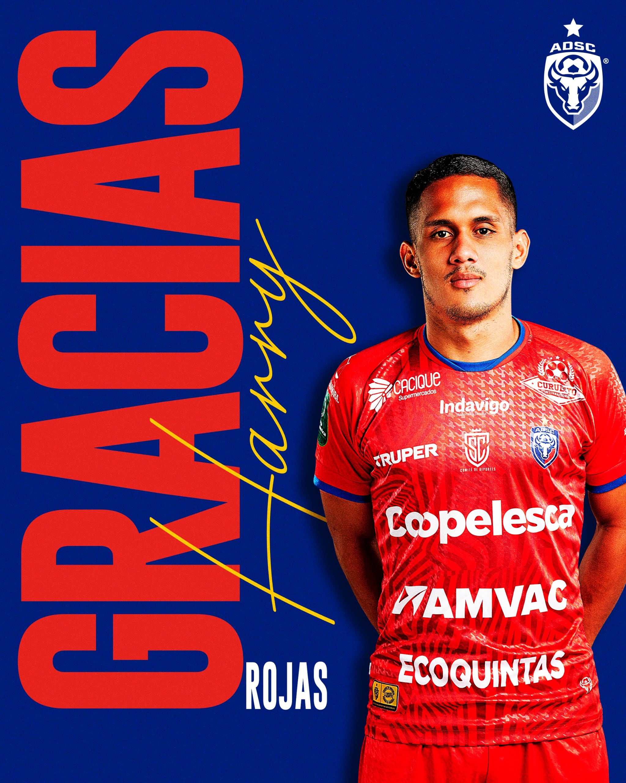 Harry Rojas firmó el finiquito de contrato con San Carlos en esta semana.