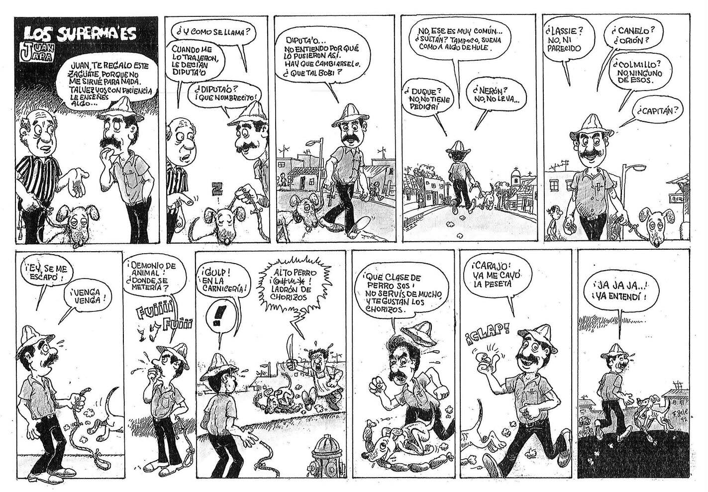 Caricaturista Fernando 'Zele' Zeledón