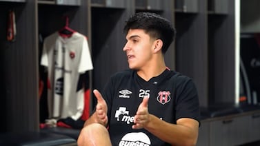 Santiago van der Putten, futbolista de Alajuelense: ‘Lloro cuando estoy frustrado’