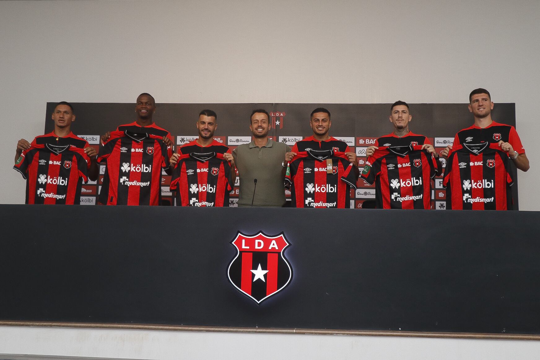 19/07/2024. Presentación refuerzos de Alajuelense. CAR, Túrrucares, Alajuela. Fotografía: Lilly Arce.