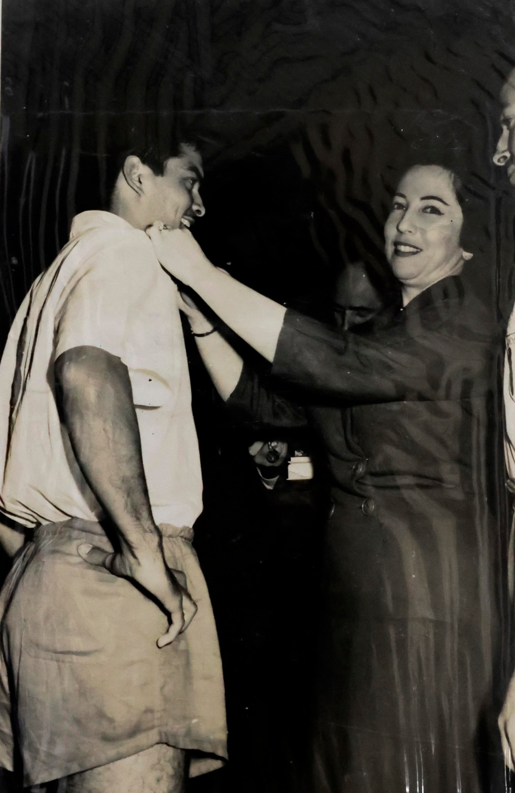 Rigoberto "Feo" Rojas en su casa