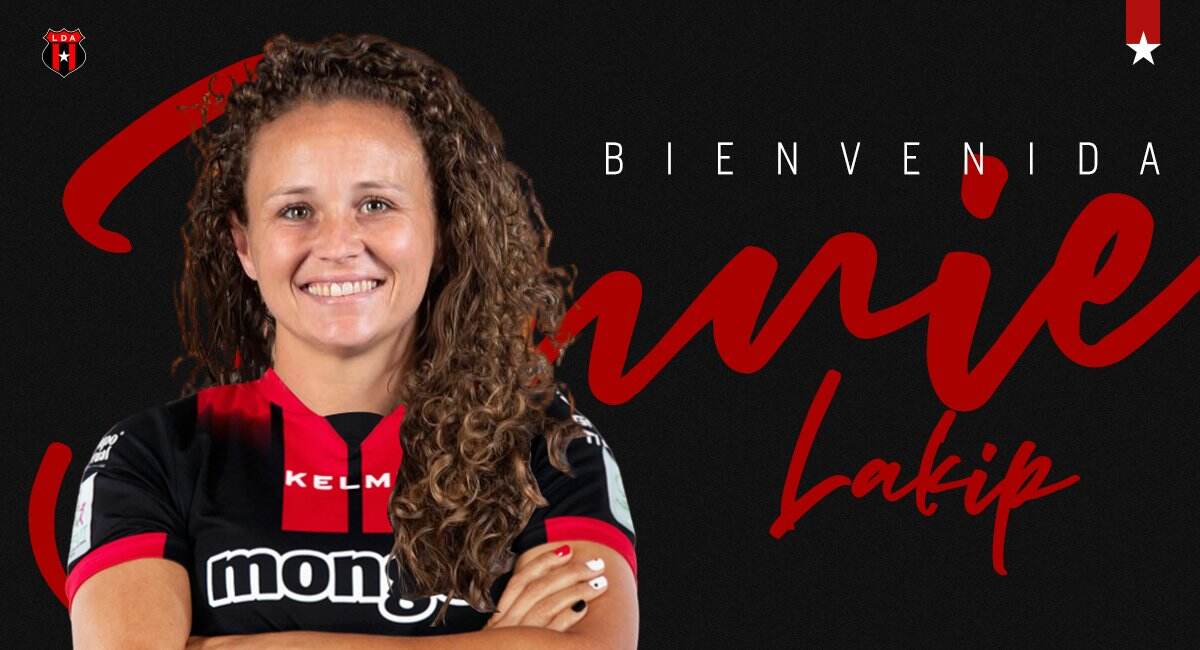 La Liga contrató a Jennie Lakip por dos torneos cortos. Fotografía: Prensa Alajuelense