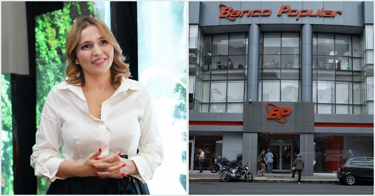Gina Carvajal, gerente general del Banco Popular.