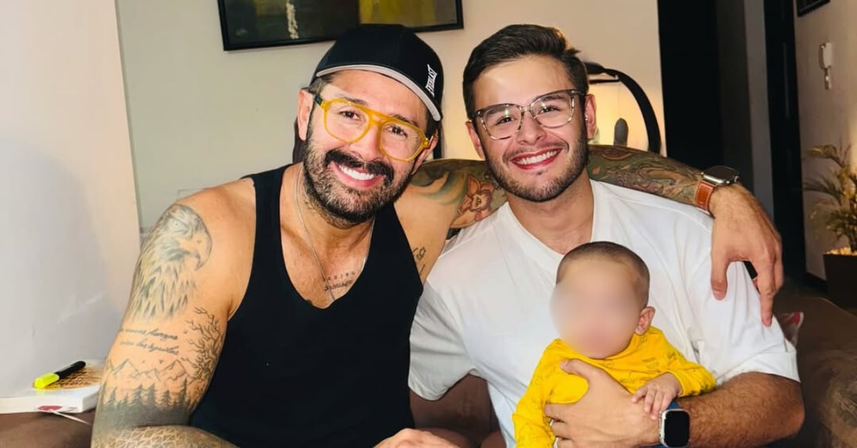 Omar Cascante tiene dos hijos: Daniel y Santiago, con quienes se le ve constantemente compartiendo.