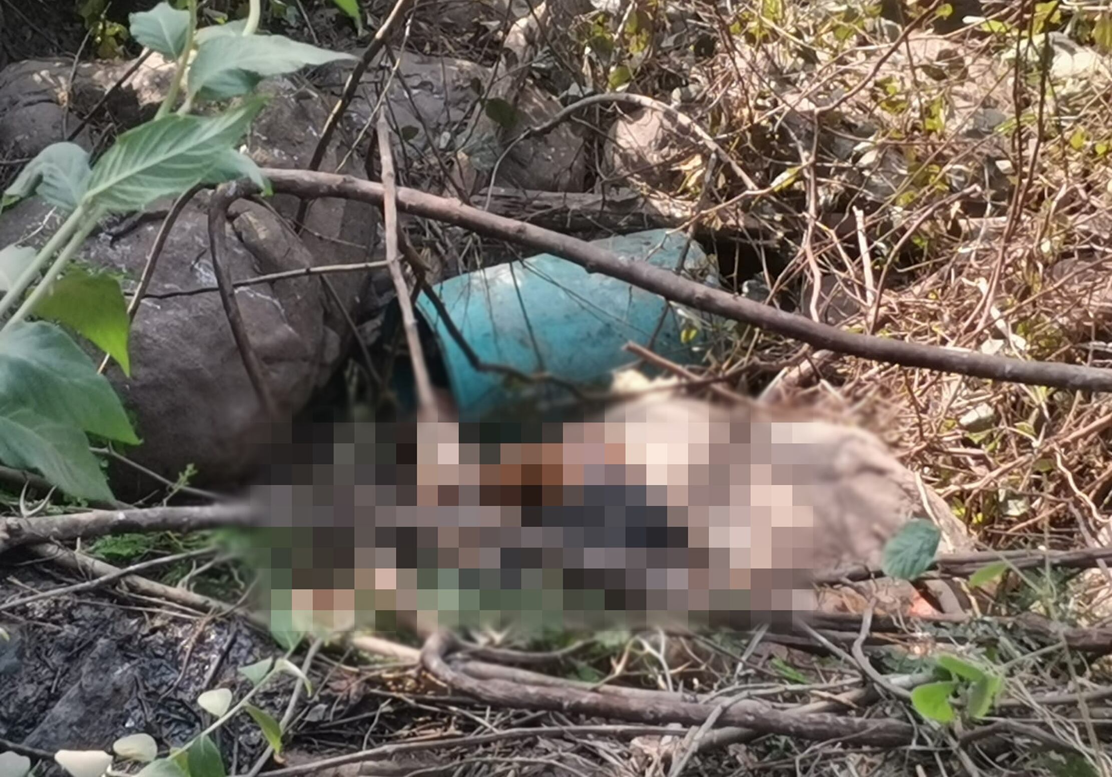 Hasta el momento, la versión que manejan las autoridades es que se trataría de una mujer y un hombre alias “Chayanne”. Foto cortesía.