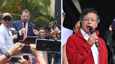 Rodrigo Chaves y Gustavo Petro encabezaron, el mismo día, manifestaciones progobierno contra otros poderes estatales