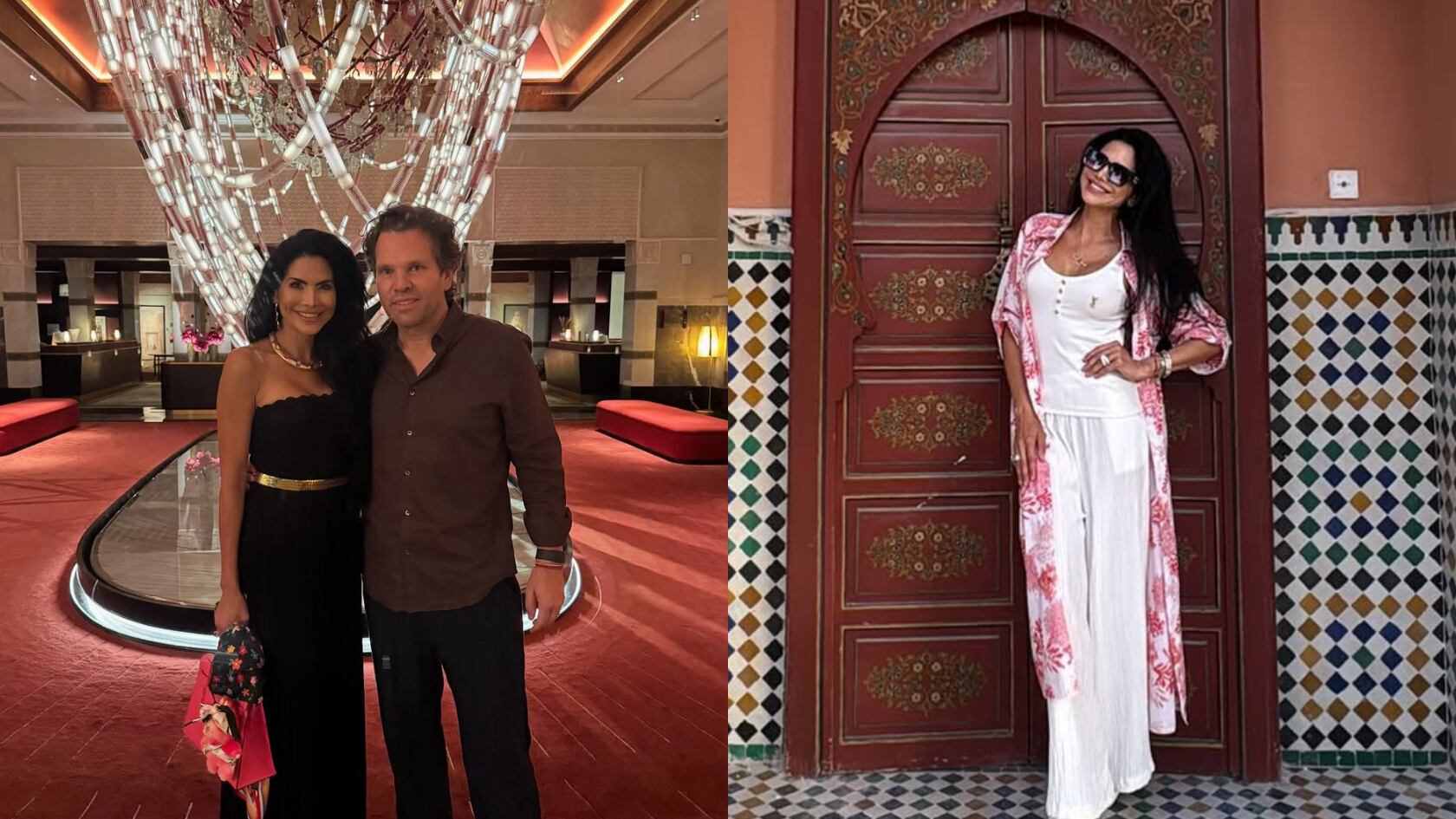 Joyce Giraud celebró 16 años de matrimonio con una boda más en Marruecos.