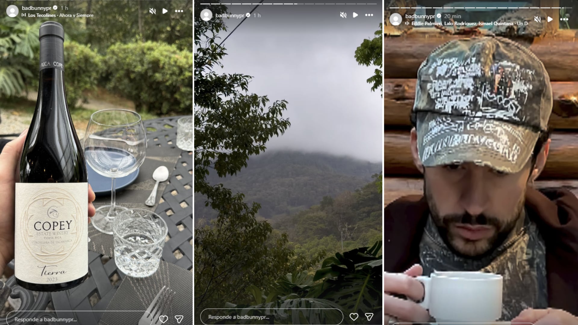 El cantante puertorriqueño Bad Bunny compartió en redes sociales imágenes de su visita a Dota.