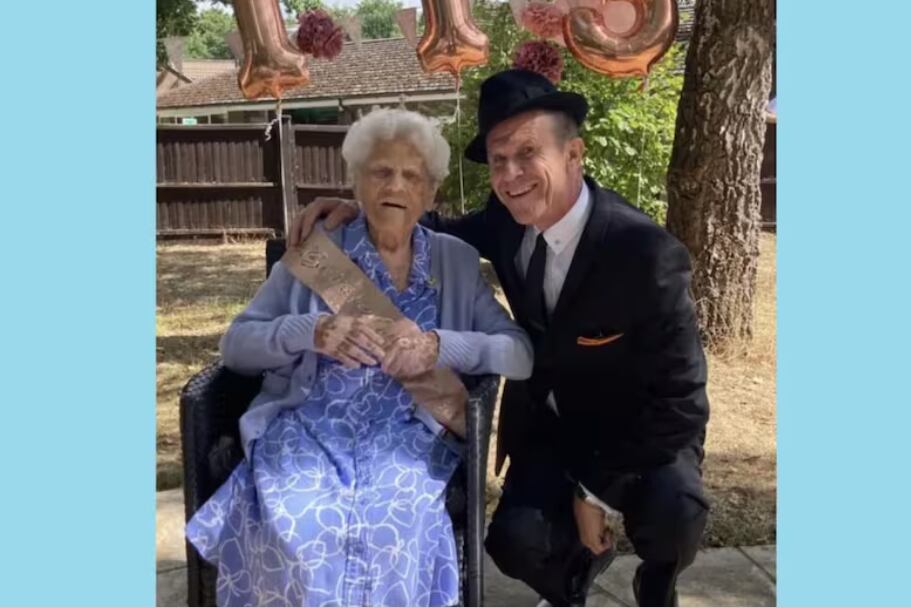 Ethel Caterham conoció a su esposo en 1931 y se casaron en la Catedral de Salisbury.