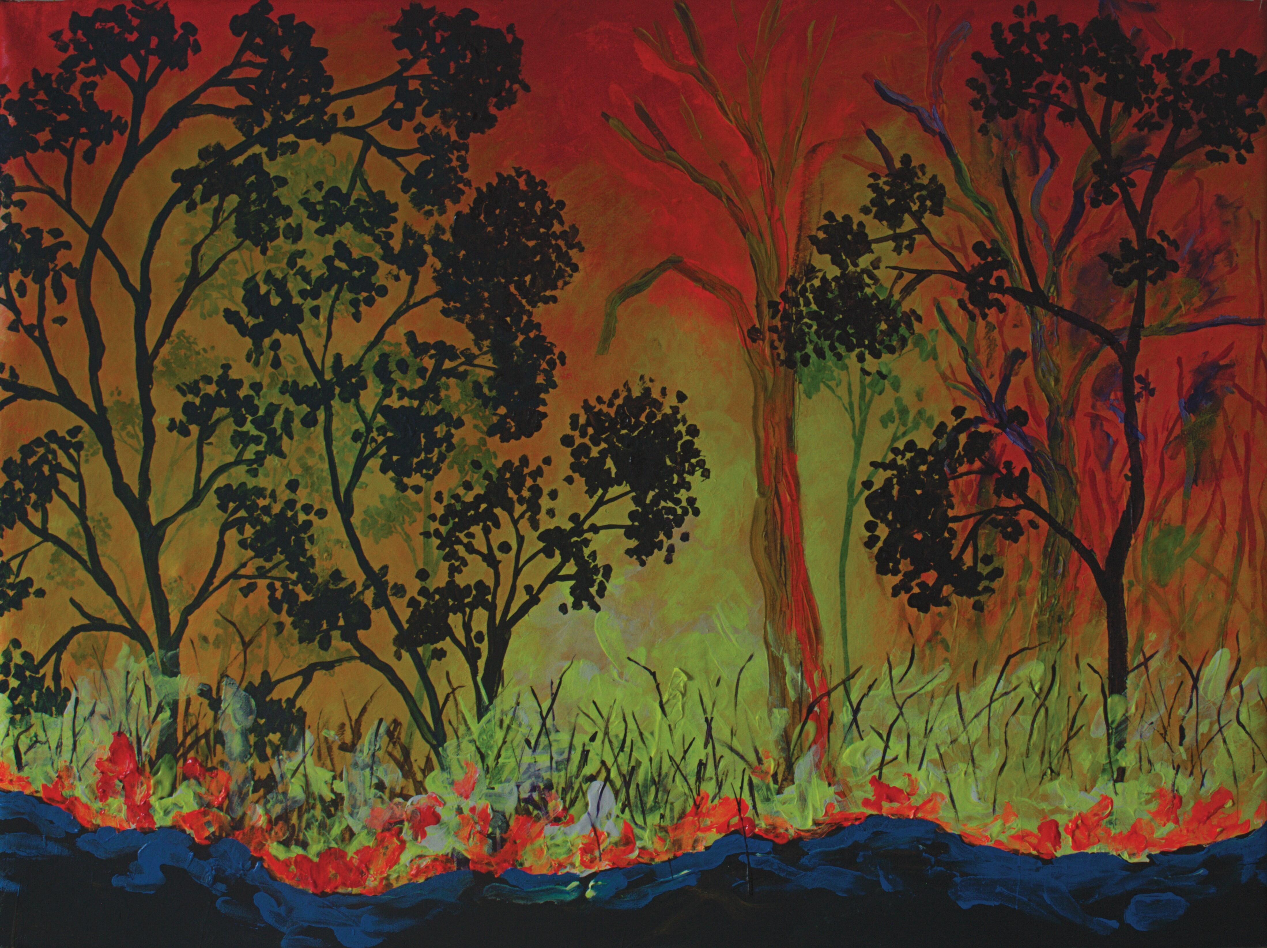 'Incendio forestal', de Carlos Tapia.