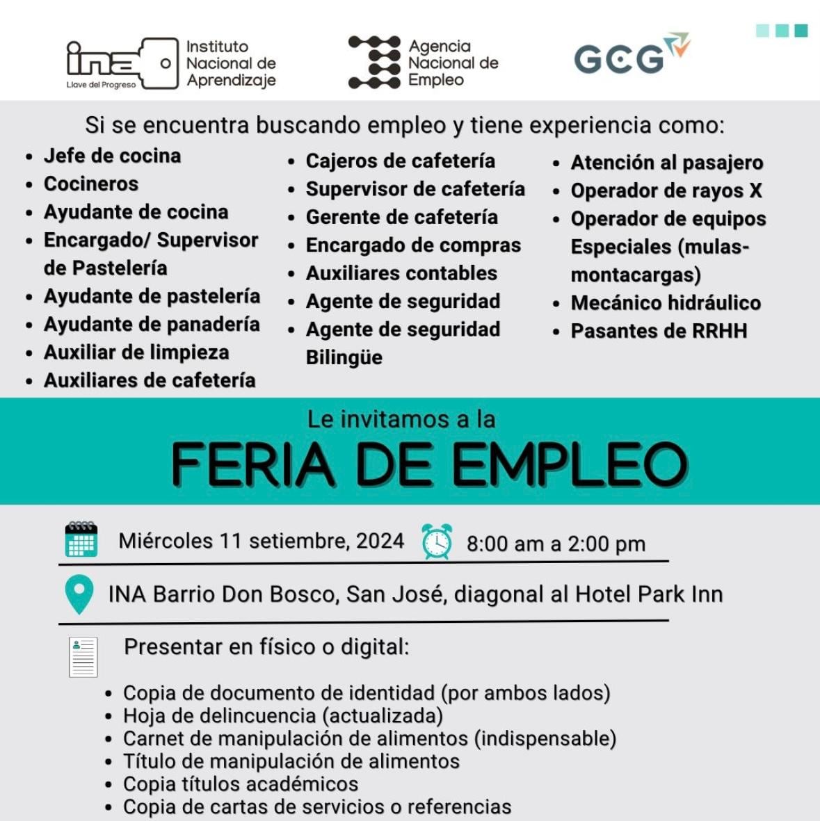 Feria de empleo INA