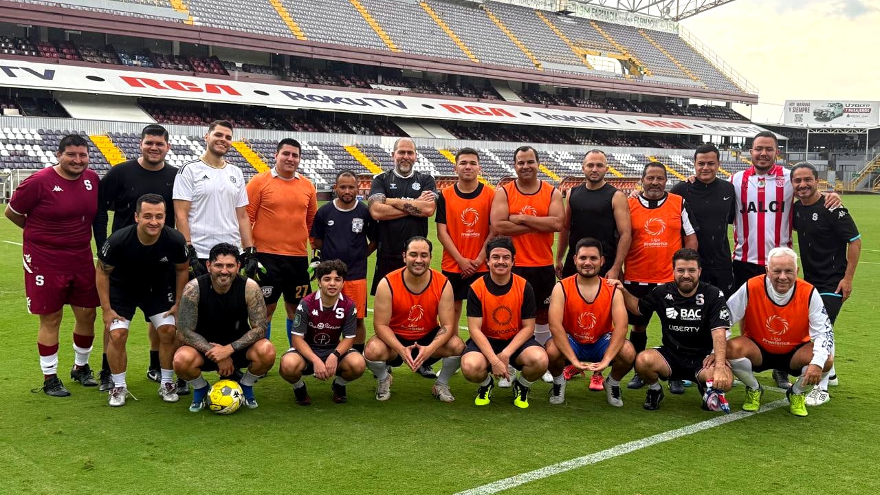 Los Integrantes de la prensa deportiva de los diferentes medios nacionales, mostaron calidad en la gramilla del Ricardo Saprissa.