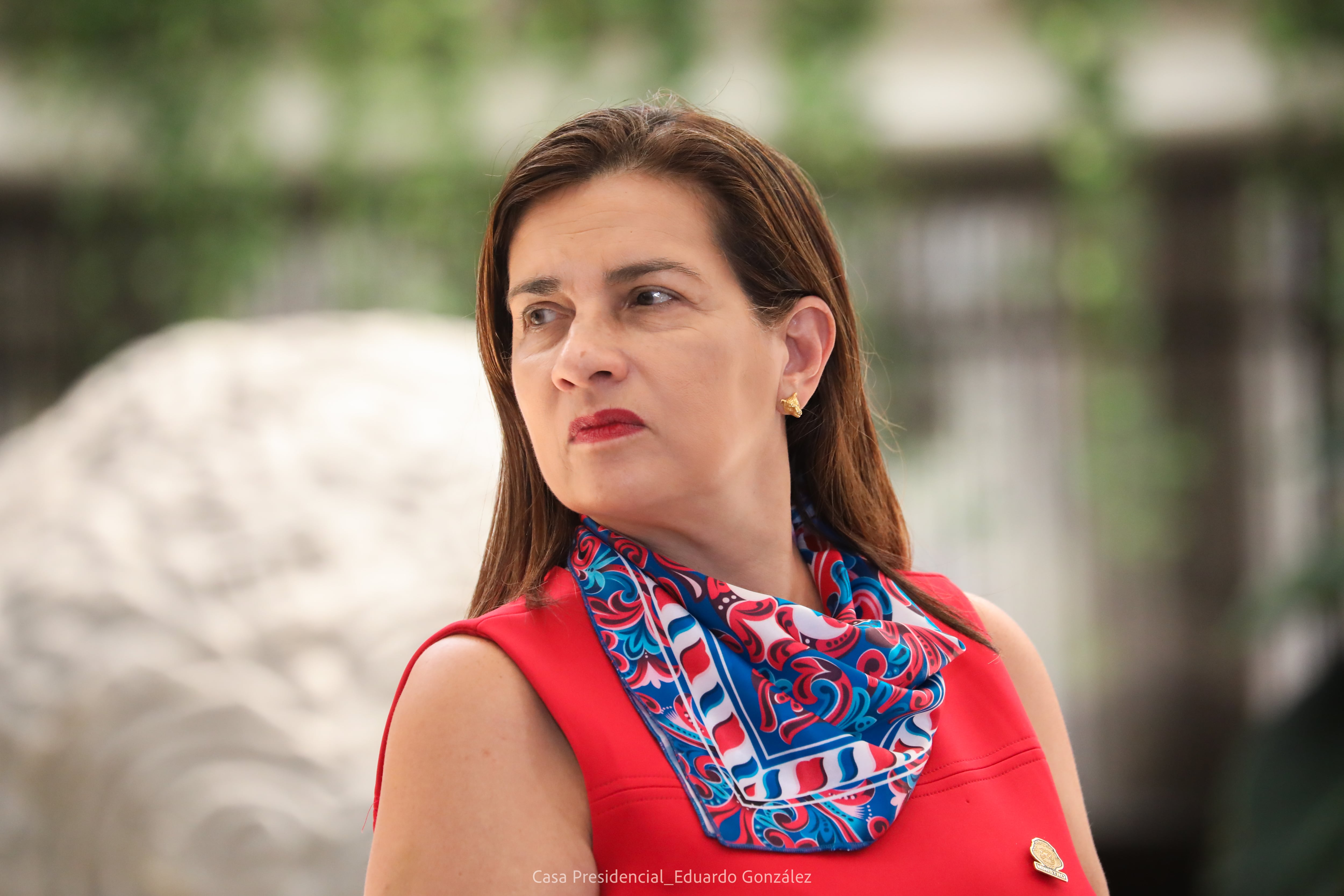 Primer plano de Marta Esquivel, expresidenta ejecutiva de la CCSS.