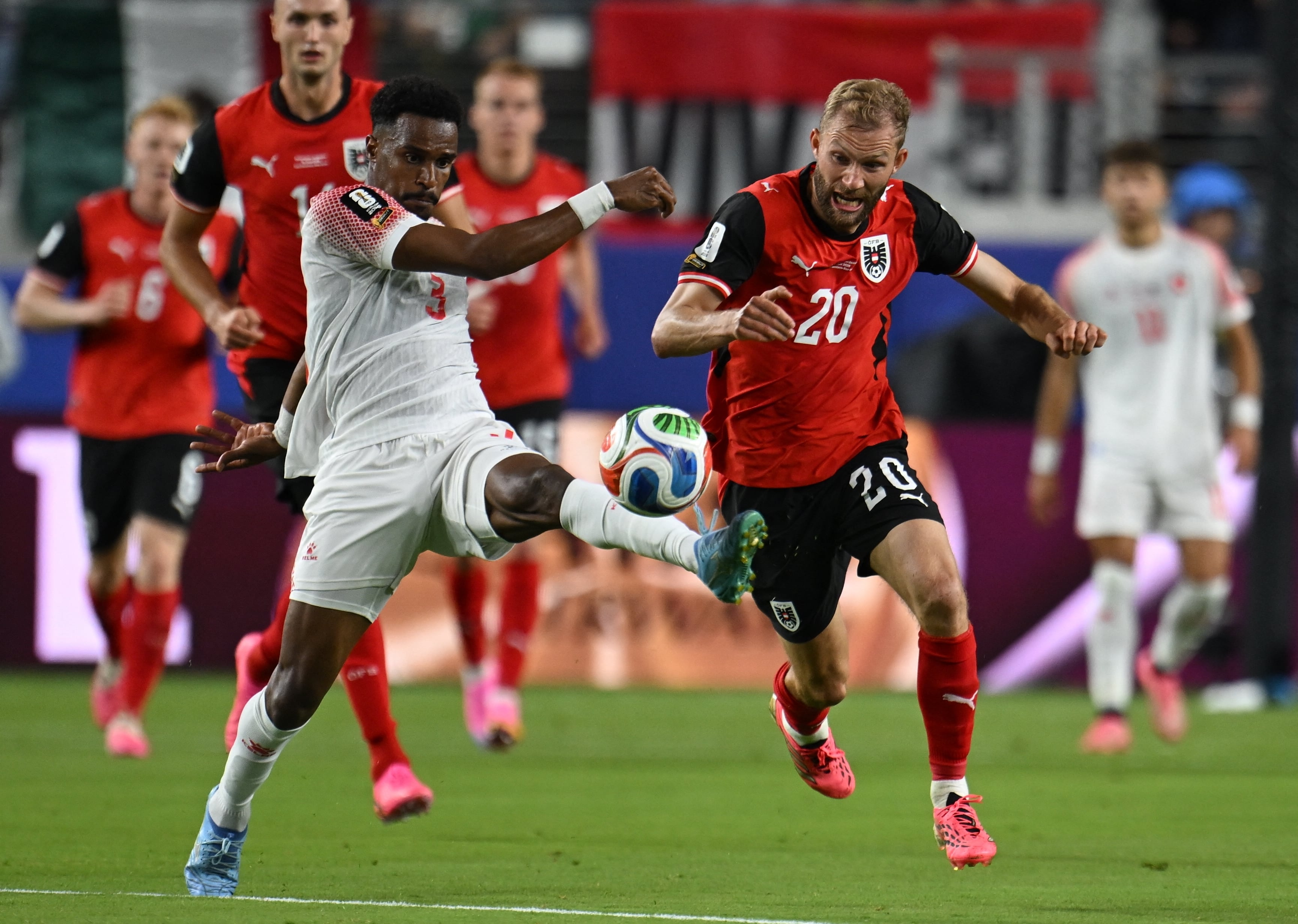 Austria derrota a Jordania en el cierre de la jornada del Mundial