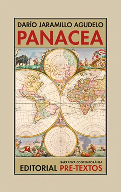 Portada de 'Panacea' de Darío Jaramillo, publicada en 2025 por Editorial Pre-Textos.