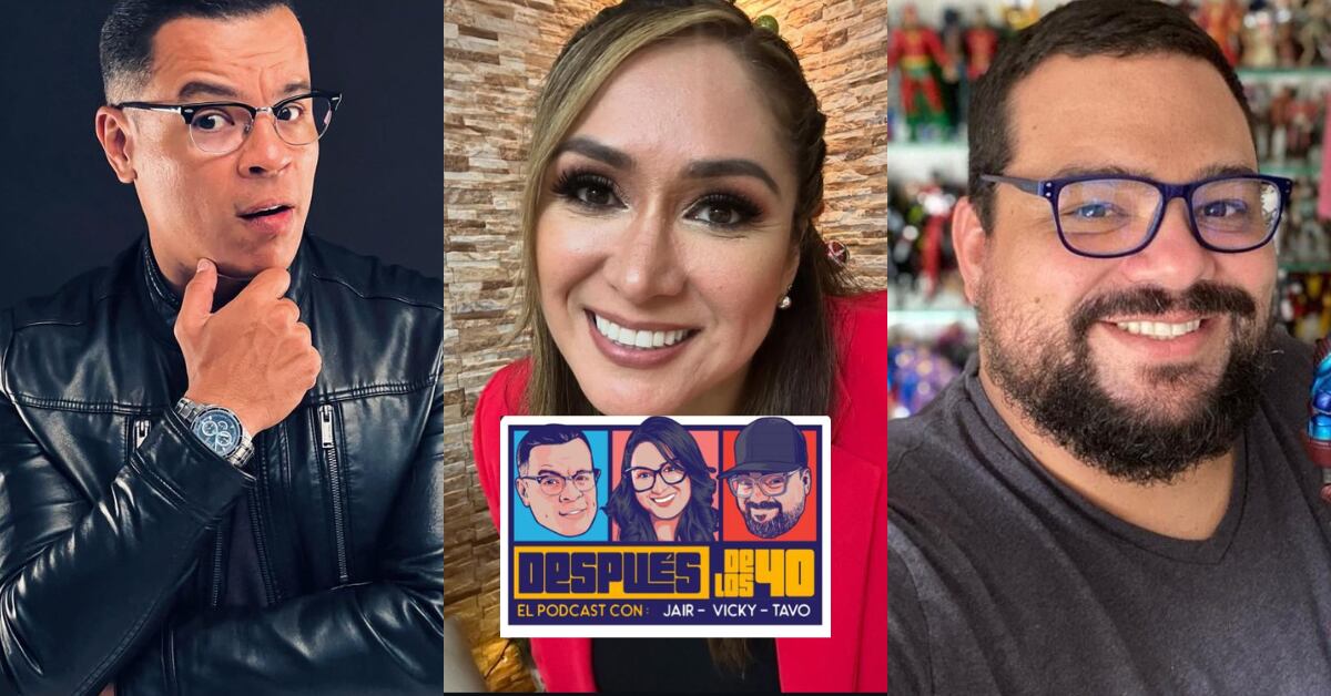 El nombre del podcast de Jahir, Tavo y Vicky, no es solo por su edad actual, sino también hace referencia a su paso por la emisora 'Los 40 Principales'.