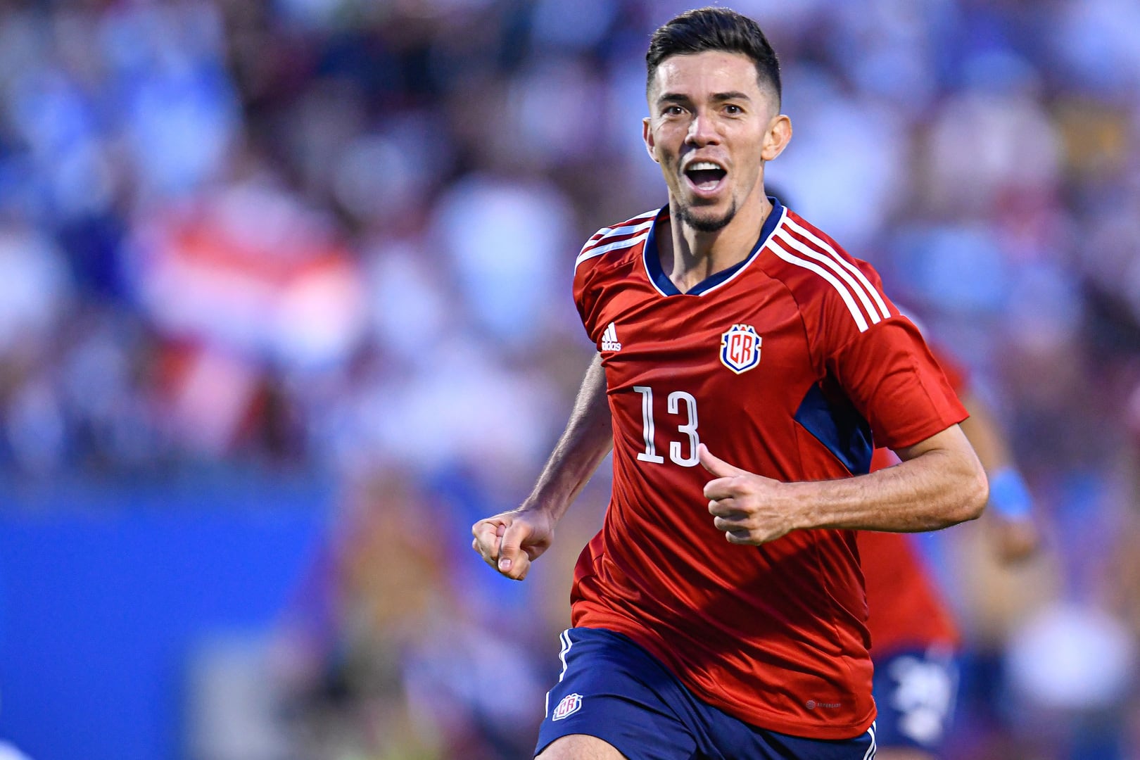 Jefferson Brenes fue uno de los mejores jugadores de la Selección de Costa Rica en el repechaje contra Honduras.