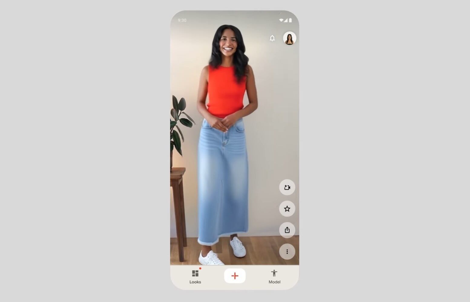 Imagne de una demostración de la app Doppl
REMITIDA / HANDOUT por GOOGLE
Fotografía remitida a medios de comunicación exclusivamente para ilustrar la noticia a la que hace referencia la imagen, y citando la procedencia de la imagen en la firma
27/6/2025