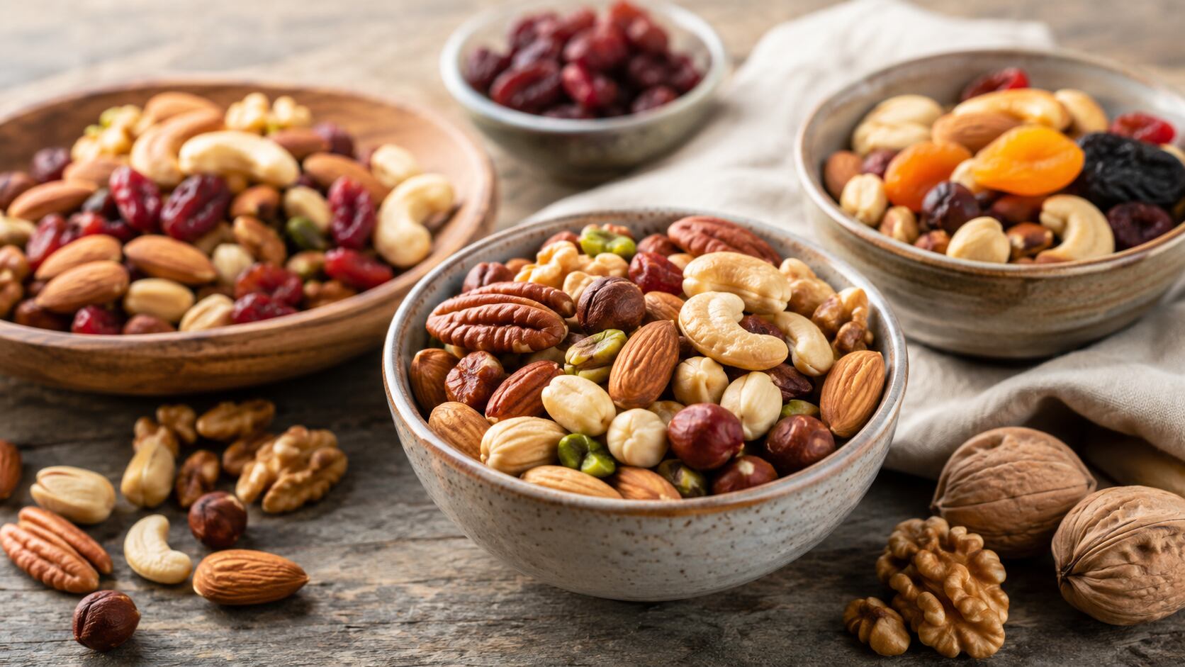 Quienes consumieron frutos secos entre comidas reportaron menos deseos de comer dulces y comida rápida, además de mantener un peso estable durante el estudio.