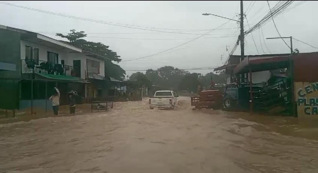 Inundaciones en Sarapiquí. Foto: Reiner Montero