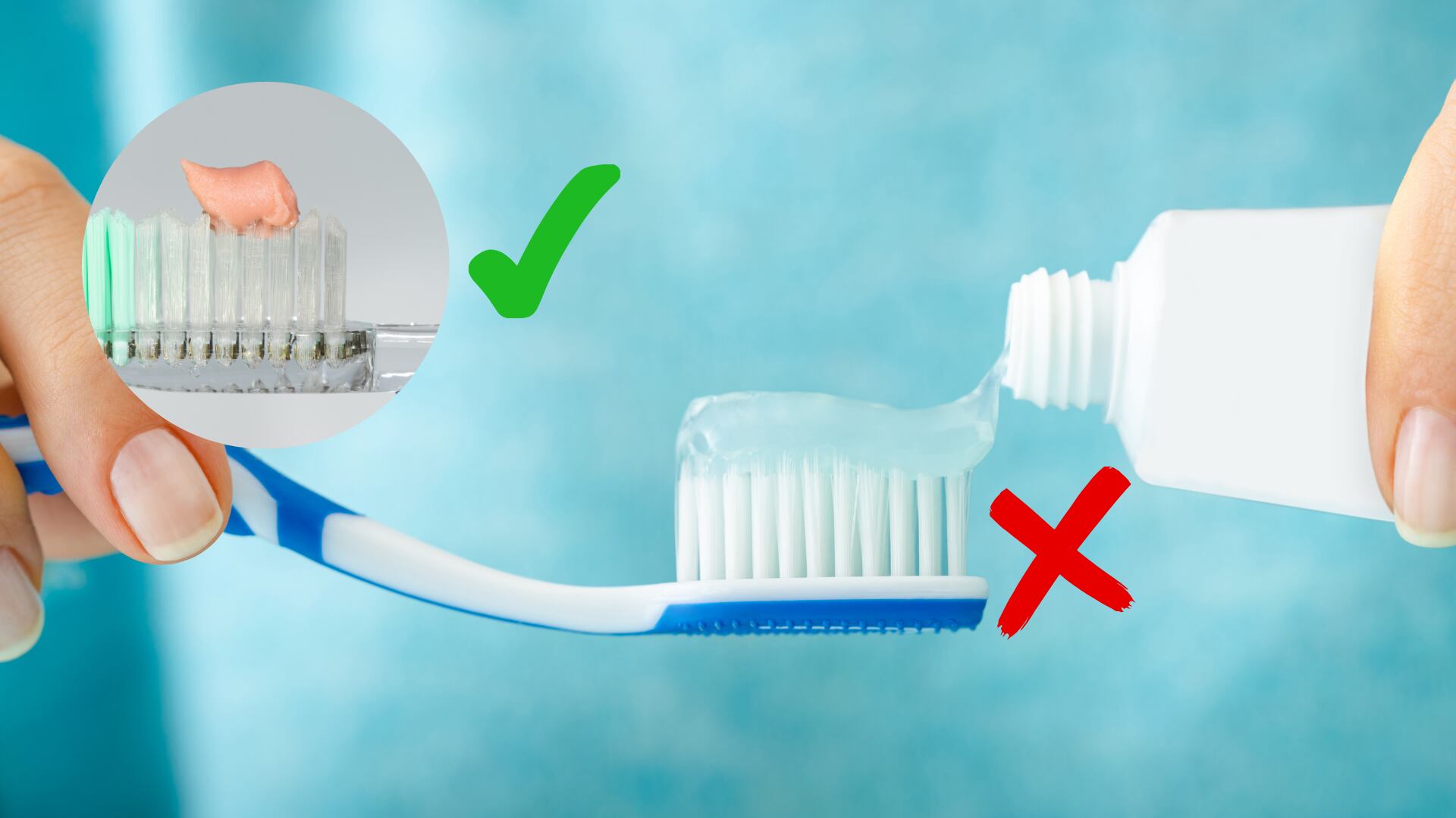 El buen uso de los implementos para el cepillado de dientes también es importante.
