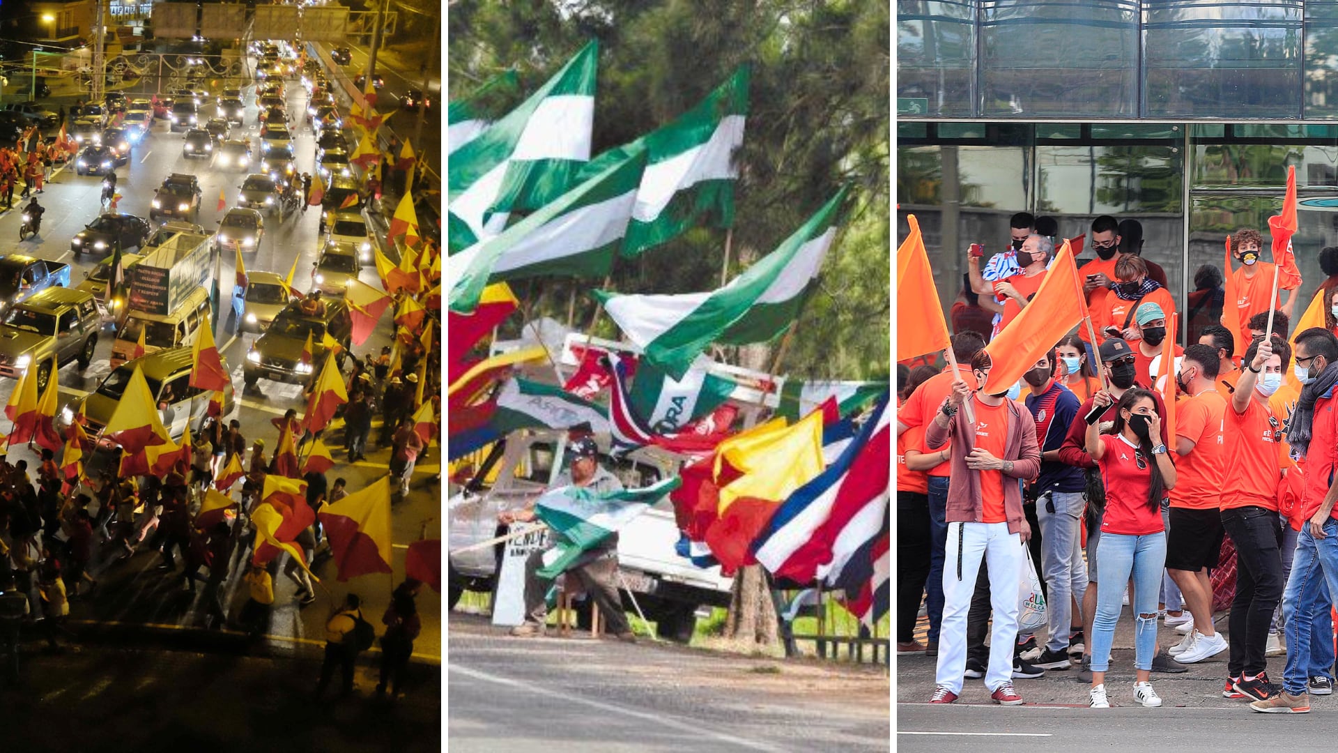 Campañas electorales de diversos partidos políticos en años pasados