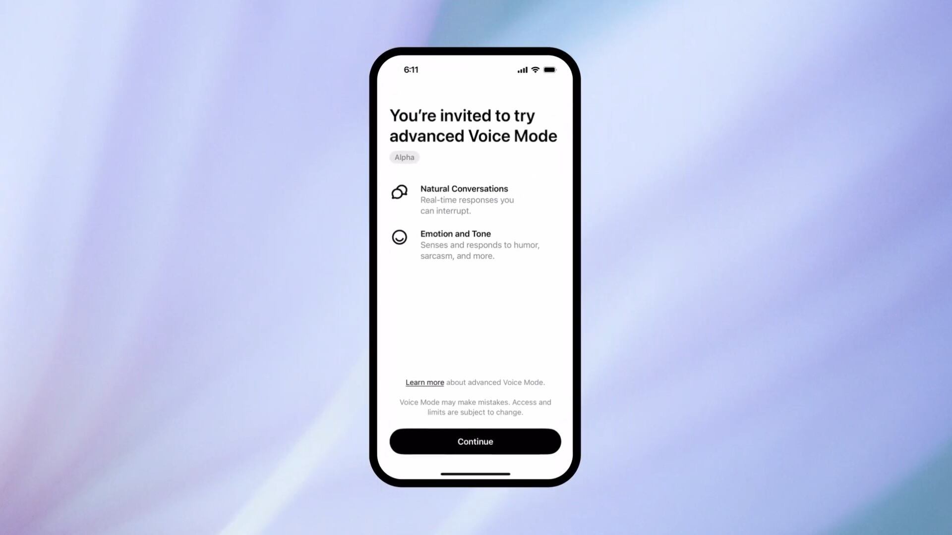 OpenAI lanza la versión alfa del modo de voz avanzado para ChatGPT Plus, buscando interacciones más naturales y seguras.