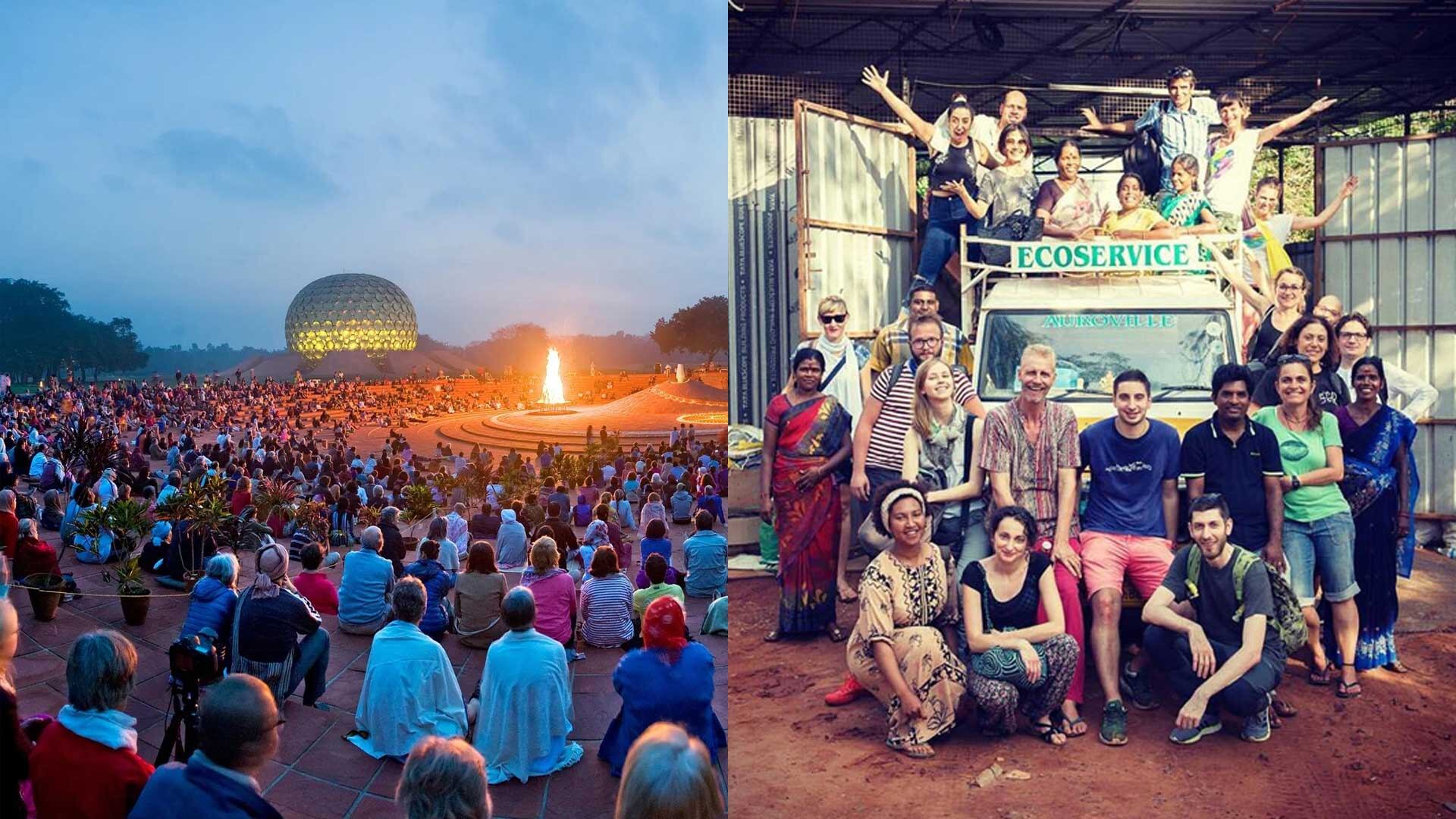 La política también está ausente en Auroville, que opera bajo un modelo de autogestión colectiva.