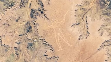 En el desierto de Australia hay un dibujo humano de 3,5 km y nadie sabe cómo se formó