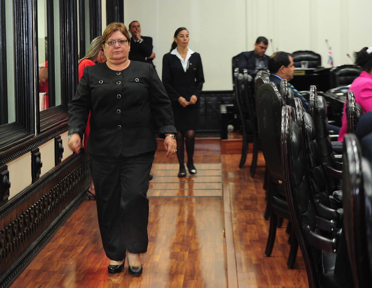 La jefa de fracción del PAC, Laura Garro.