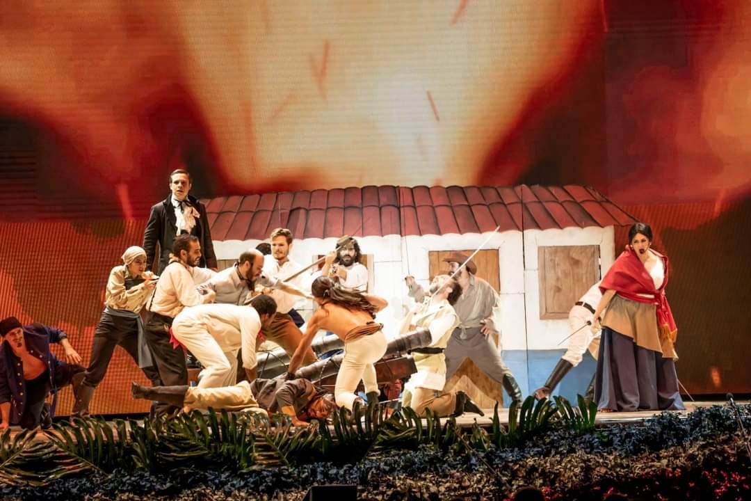 Un espectáculo televisivo, con Carrasco como una de las protagonistas, fue presentado por la Municipalidad de San José.