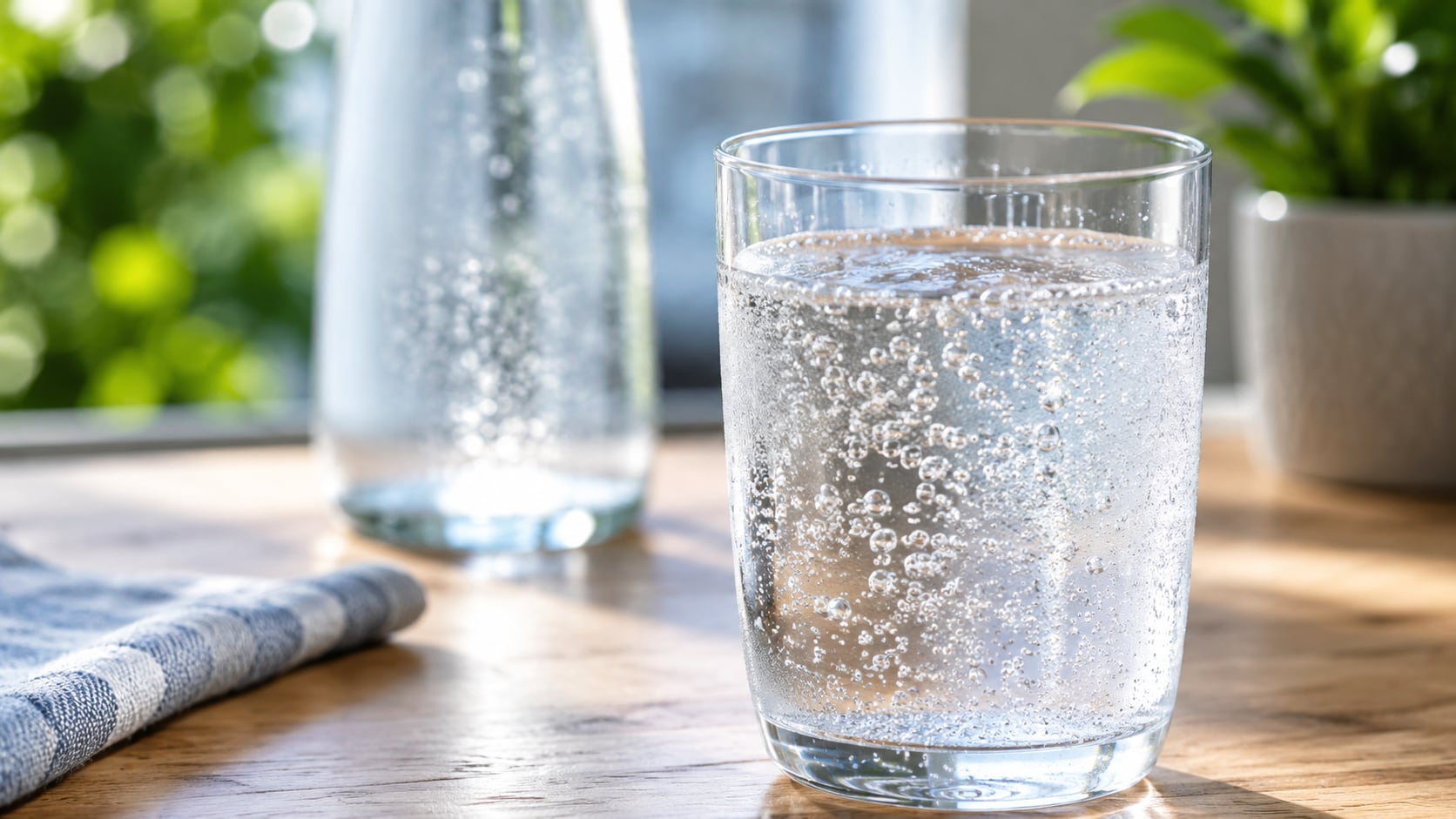El agua con gas no contiene azúcar ni calorías, hidrata igual que el agua mineral y puede favorecer la digestión, aunque no se recomienda para todas las personas.