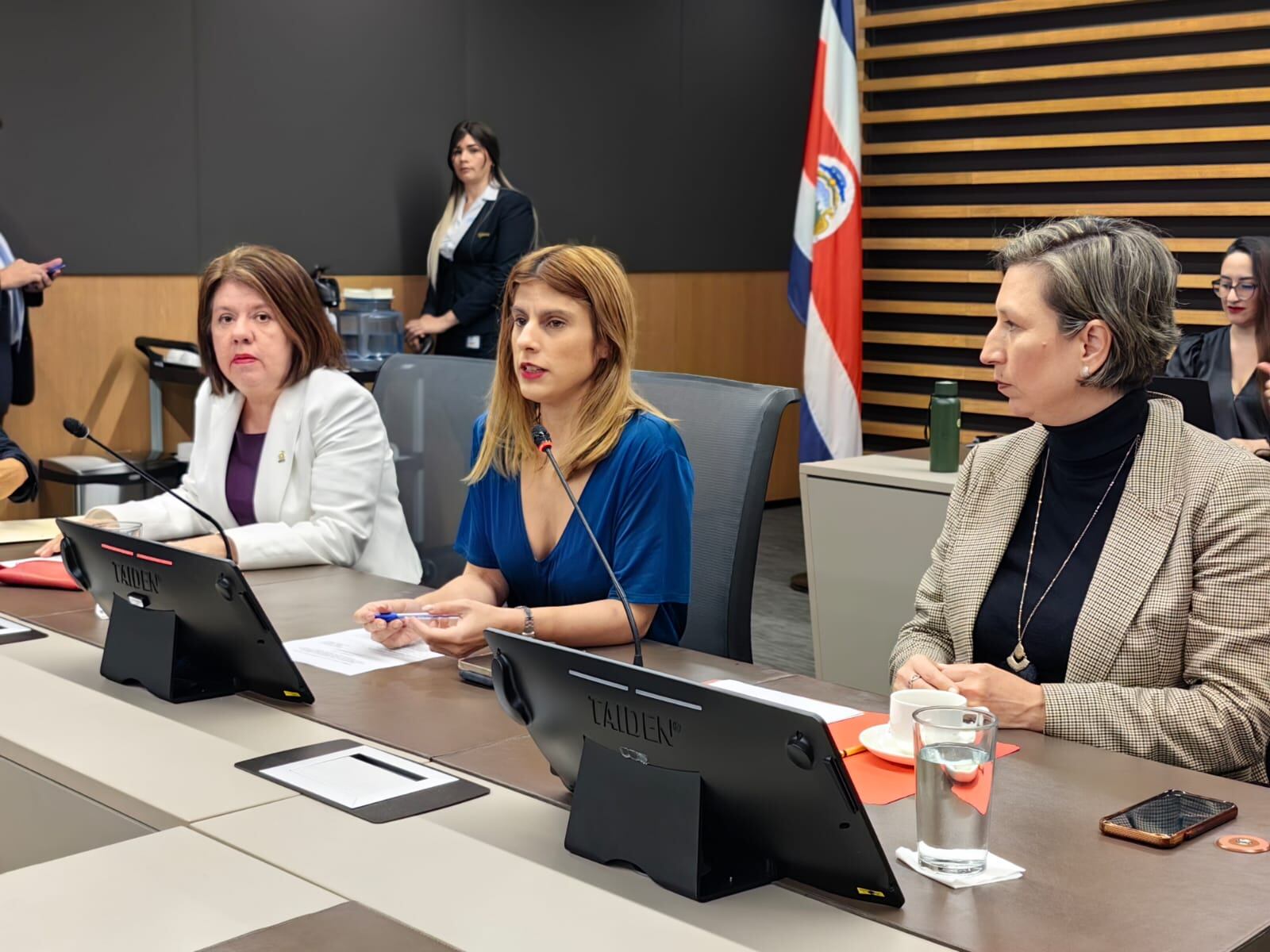 La comisión investigadora de la CCSS tendrá 10 meses para rendir su informe al plenario. El foro es presidido por Andrea Álvarez, del PLN. Foto: Cortesía PLN