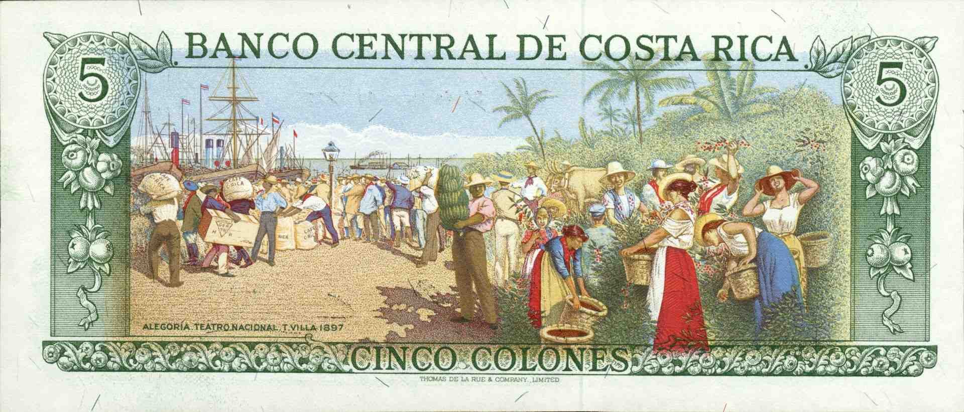 Monedas y billetes de Costa Rica