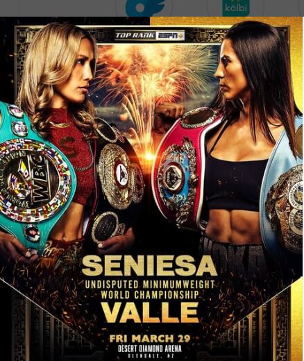 Yokasta Valle
Seniesa Estrada
Pelea 29 de marzo del 2024
31 de marzo del 2024