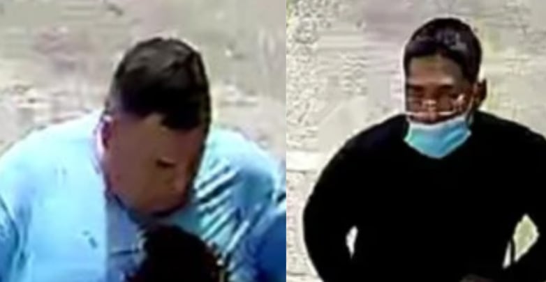 Cámara de seguridad captó a los dos sospechosos de asesinar a un hombre en Cartago.