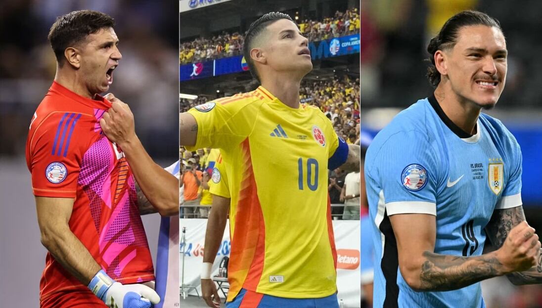 Canadá enfrentará a Argentina y Uruguay se medirá a Colombia en las Semifinales de la Copa América 2024.