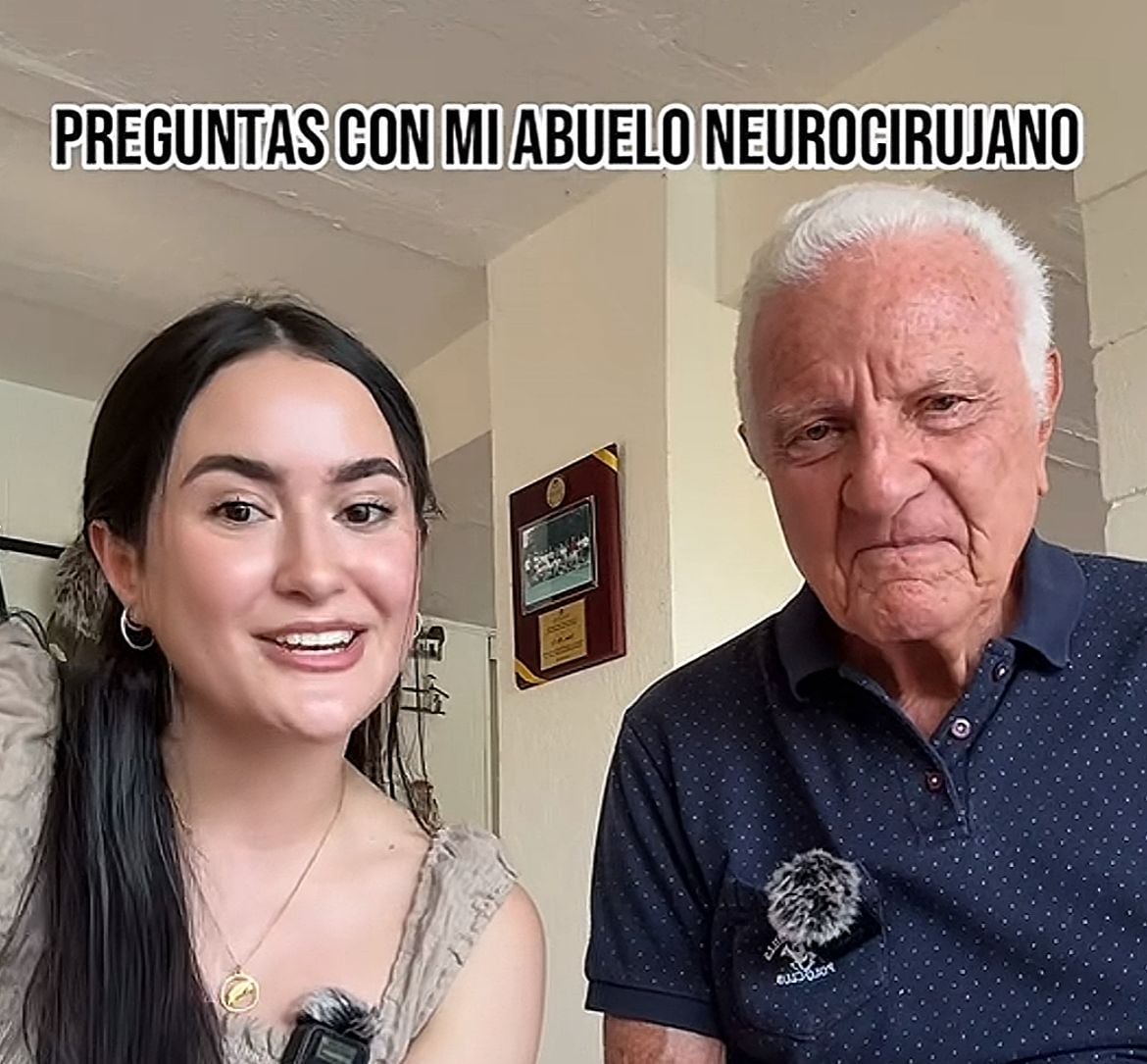 Manrique Soto Pacheco y su nieta Glori Vicenti