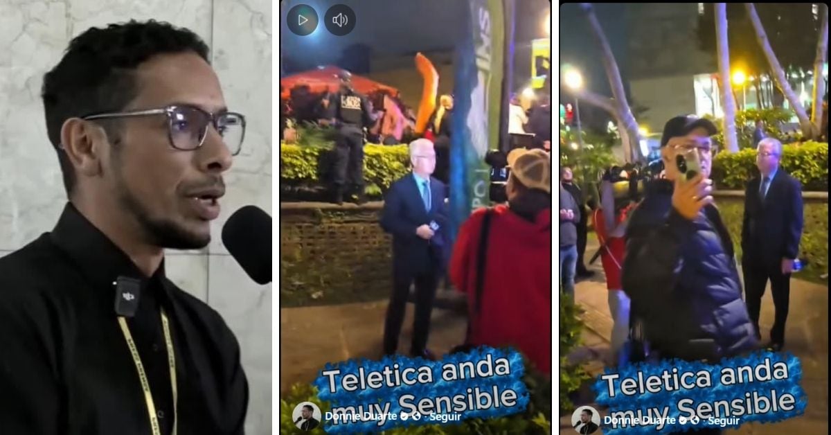 tiktoker chavista increpa periodista