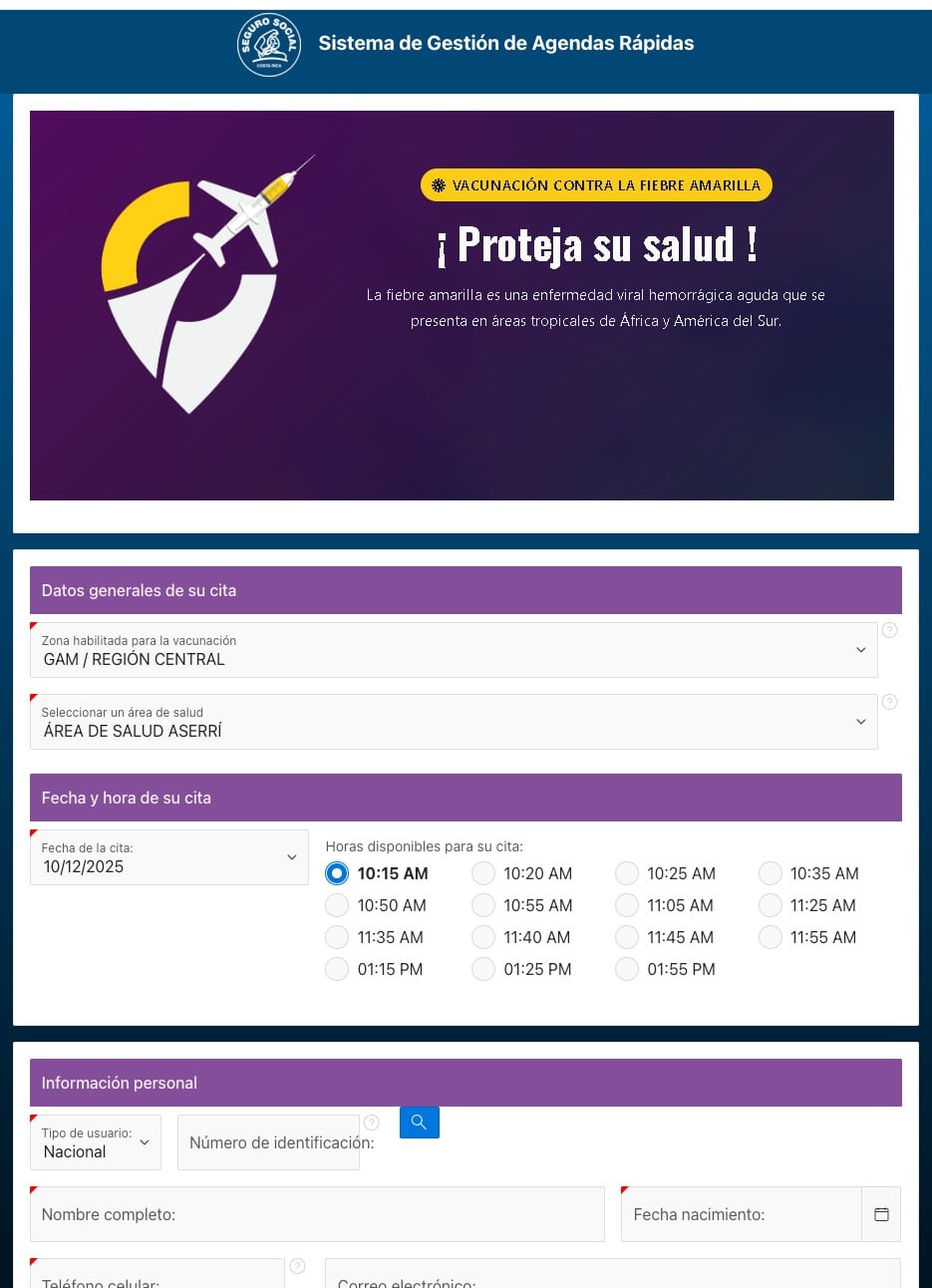 Micrositio de la CCSS