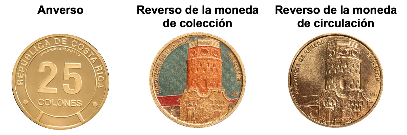 El icónico Fortín de Heredia inspiró la nueva moneda de ¢25 que pronto llegará a bancos y entidades financieras.