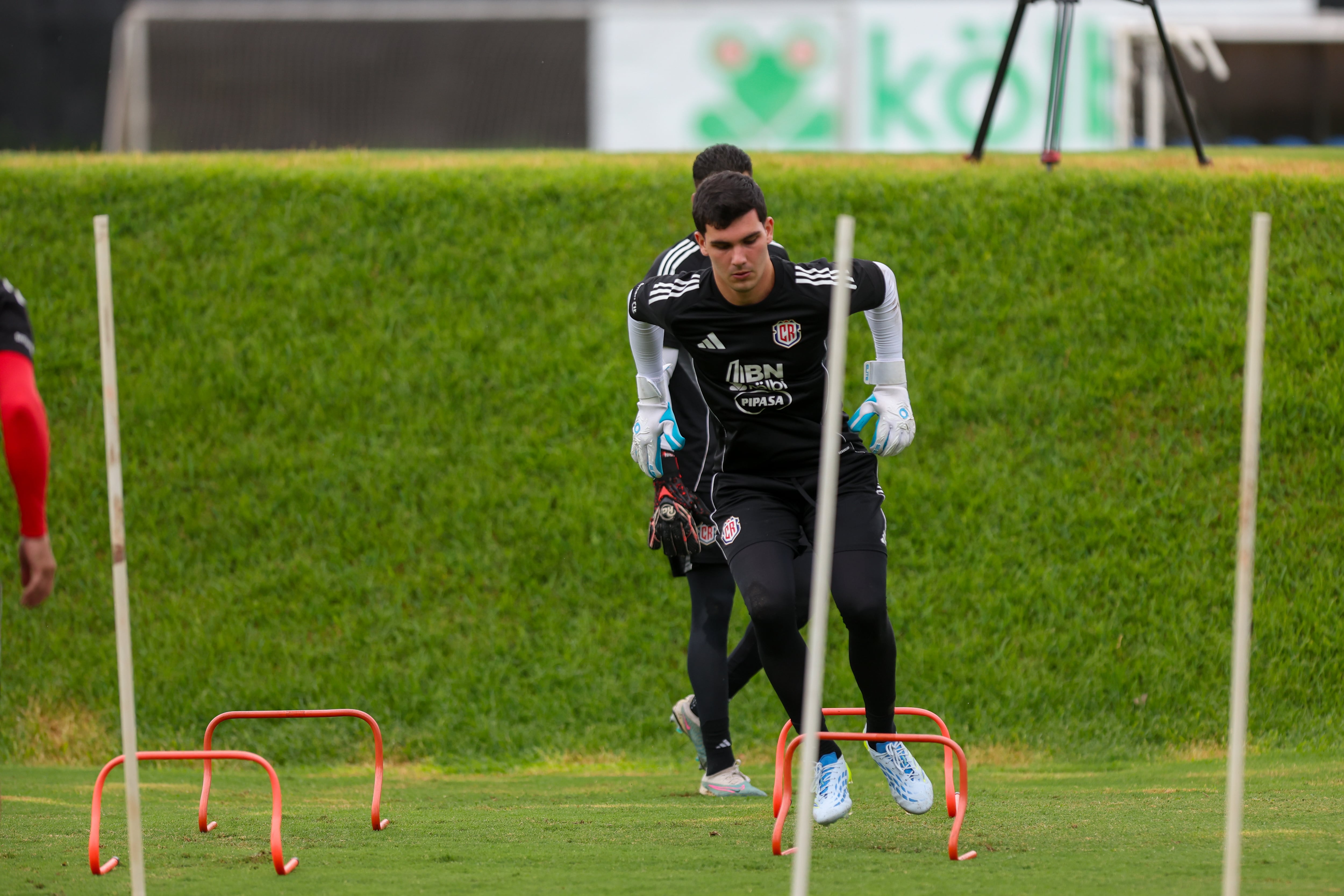 Abraham Madriz en el entrenamiento de la Selección de Costa Rica de este martes 19 de mayo.