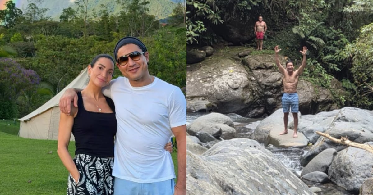 Mario López, de 52 años, disfruta su estadía en Costa Rica.