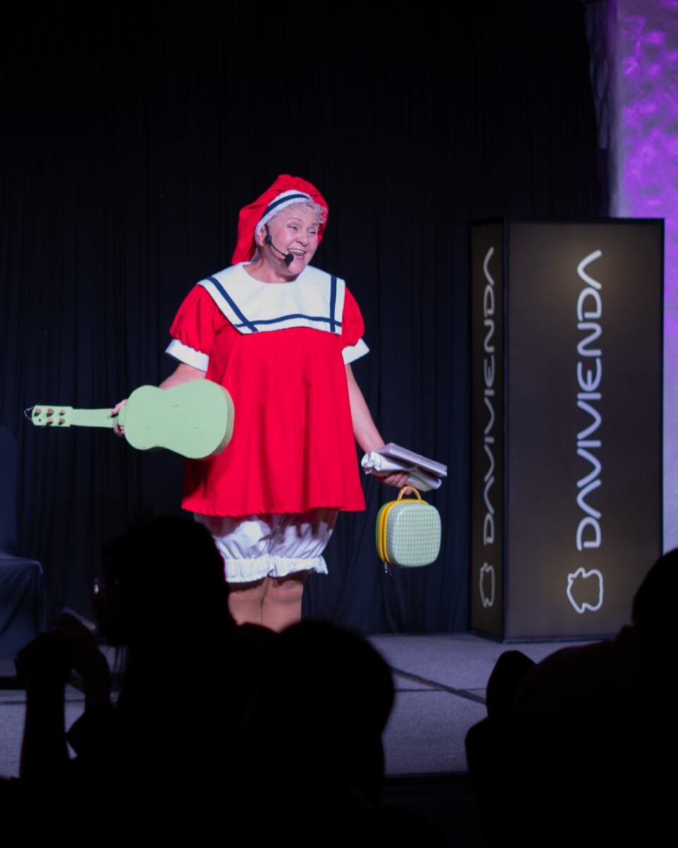 Marcia Saborío, en su personaje de 'La Cuatrufia'.