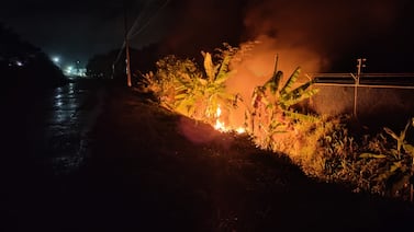 Delincuentes provocan explosión durante intento de robo de diésel en Limón