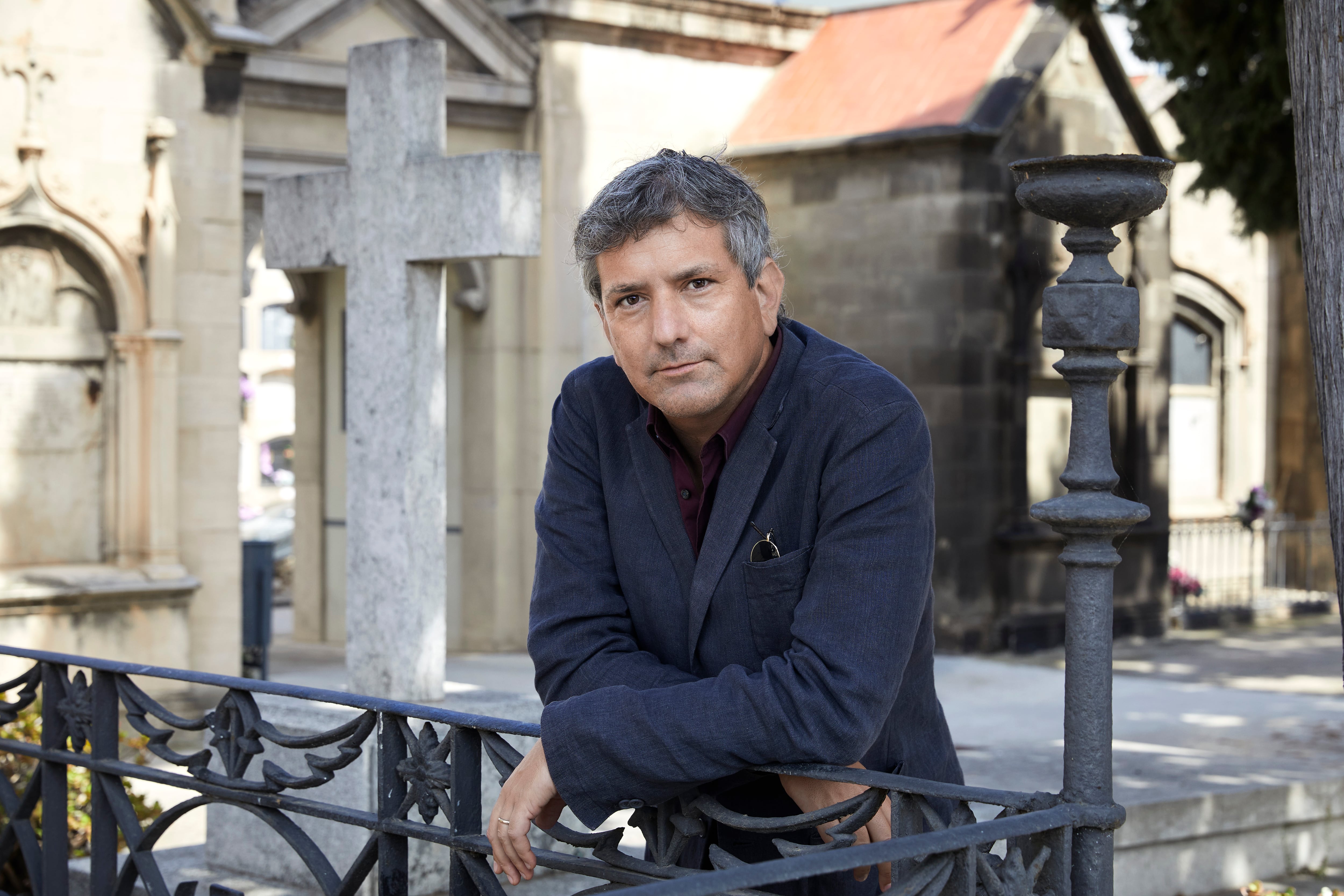 Retrato del escritor peruano Santiago Roncagliolo.